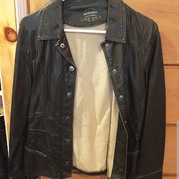Arizona Jean Company Jackets & Blazers - Faux Leather Jacket *MOVING SALE*